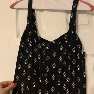 Loft Black & White jumpsuit